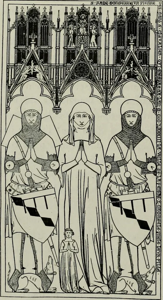 An illustration from L'art religieux de la fin du moyen âge en France; étude sur l'iconographie du moyen âge et sur ses sources d'inspiration;, 1908, leaf 459