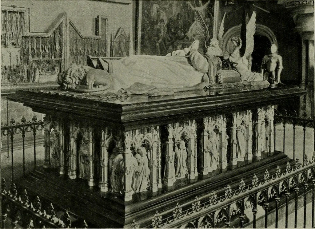 An illustration from L'art religieux de la fin du moyen âge en France; étude sur l'iconographie du moyen âge et sur ses sources d'inspiration;, 1908, leaf 463