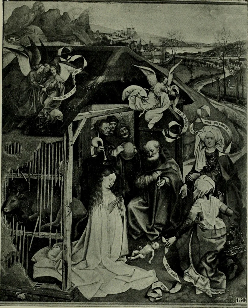 An illustration from L'art religieux de la fin du moyen âge en France; étude sur l'iconographie du moyen âge et sur ses sources d'inspiration;, 1908, leaf 48