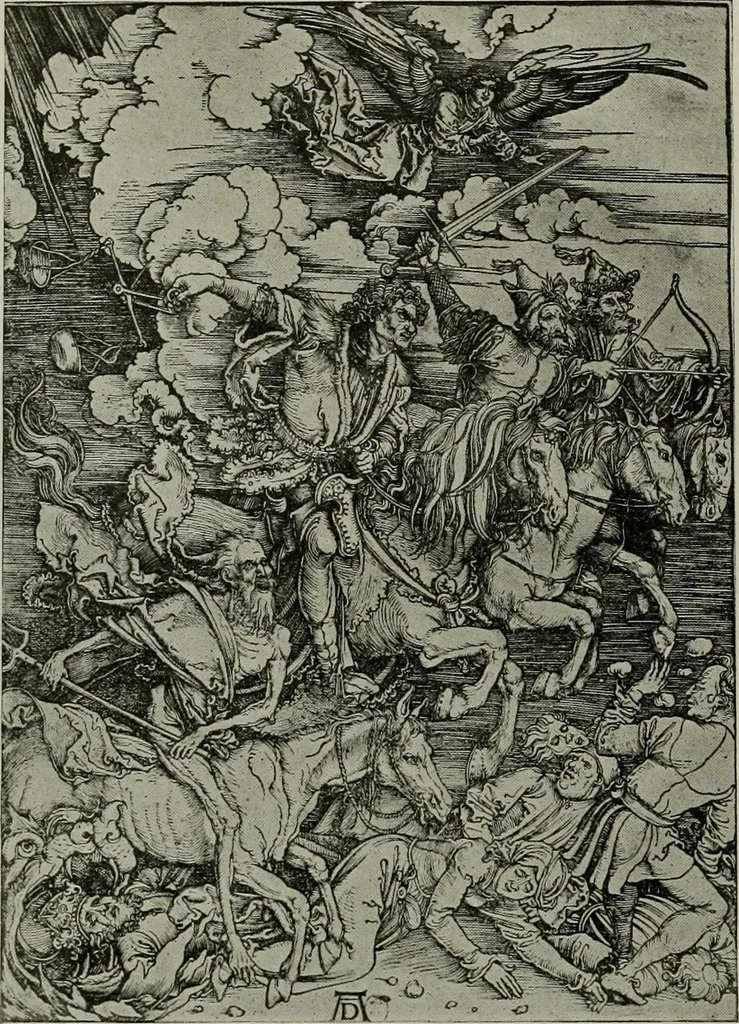 An illustration from L'art religieux de la fin du moyen âge en France; étude sur l'iconographie du moyen âge et sur ses sources d'inspiration;, 1908, leaf 497