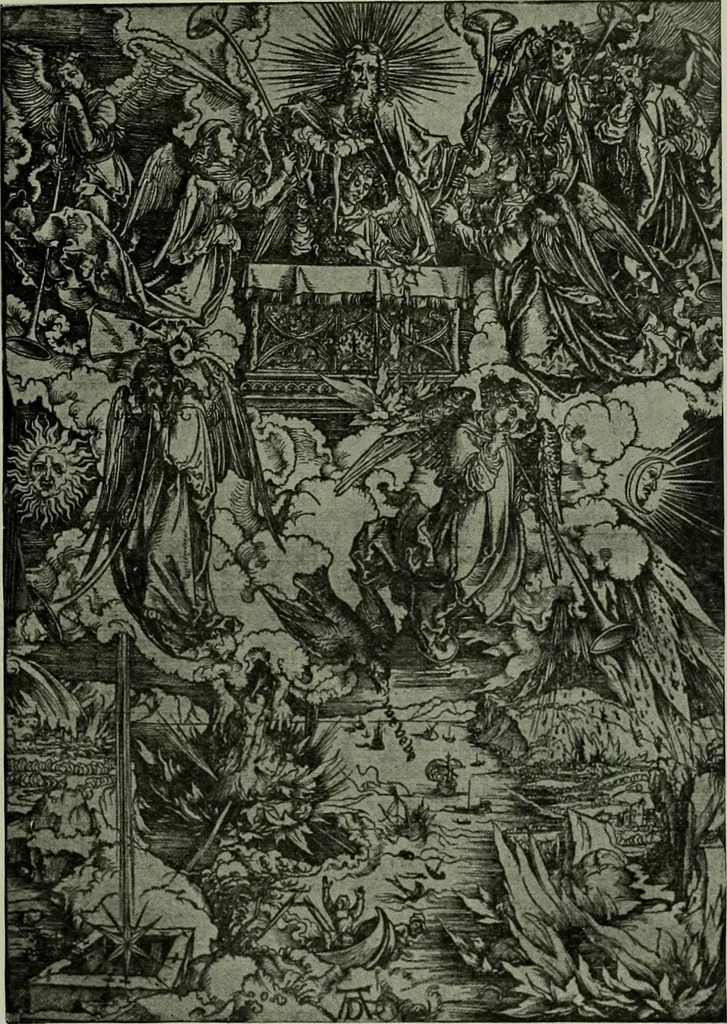 An illustration from L'art religieux de la fin du moyen âge en France; étude sur l'iconographie du moyen âge et sur ses sources d'inspiration;, 1908, leaf 500
