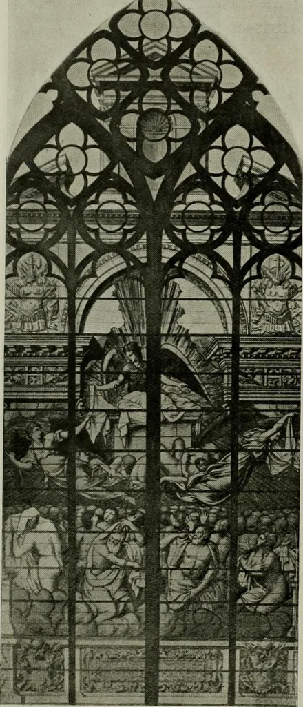 An illustration from L'art religieux de la fin du moyen âge en France; étude sur l'iconographie du moyen âge et sur ses sources d'inspiration;, 1908, leaf 505