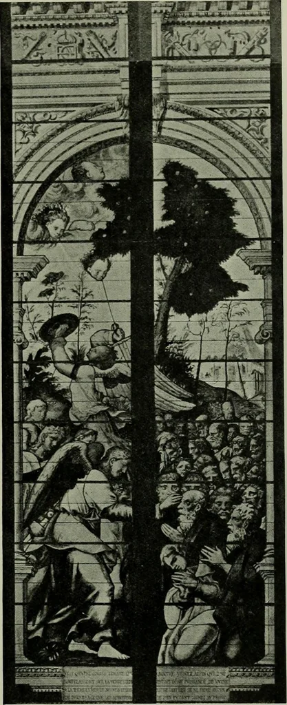 An illustration from L'art religieux de la fin du moyen âge en France; étude sur l'iconographie du moyen âge et sur ses sources d'inspiration;, 1908, leaf 506