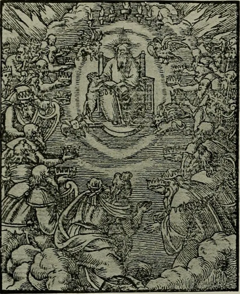 An illustration from L'art religieux de la fin du moyen âge en France; étude sur l'iconographie du moyen âge et sur ses sources d'inspiration;, 1908, leaf 509