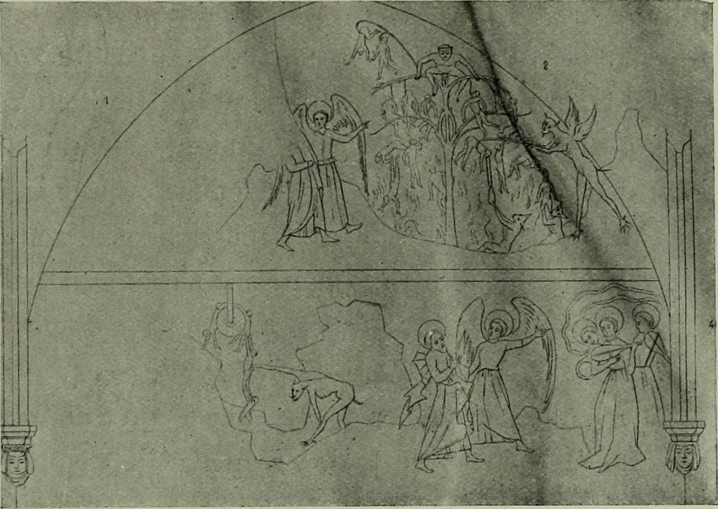 An illustration from L'art religieux de la fin du moyen âge en France; étude sur l'iconographie du moyen âge et sur ses sources d'inspiration;, 1908, leaf 526