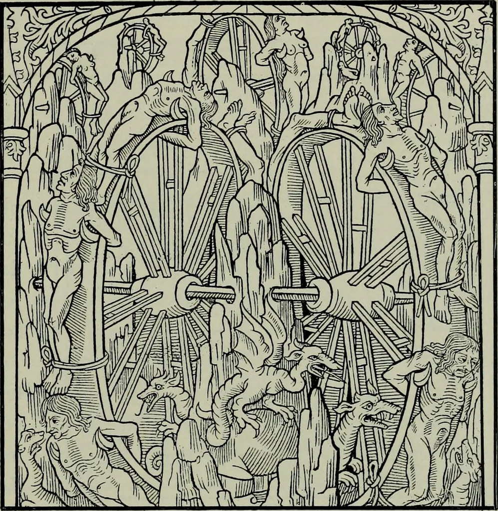 An illustration from L'art religieux de la fin du moyen âge en France; étude sur l'iconographie du moyen âge et sur ses sources d'inspiration;, 1908, leaf 528
