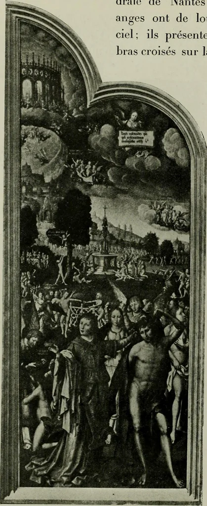 An illustration from L'art religieux de la fin du moyen âge en France; étude sur l'iconographie du moyen âge et sur ses sources d'inspiration;, 1908, leaf 535
