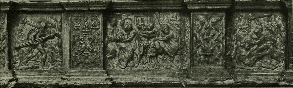 An illustration from L'art religieux de la fin du moyen âge en France; étude sur l'iconographie du moyen âge et sur ses sources d'inspiration;, 1908, leaf 544