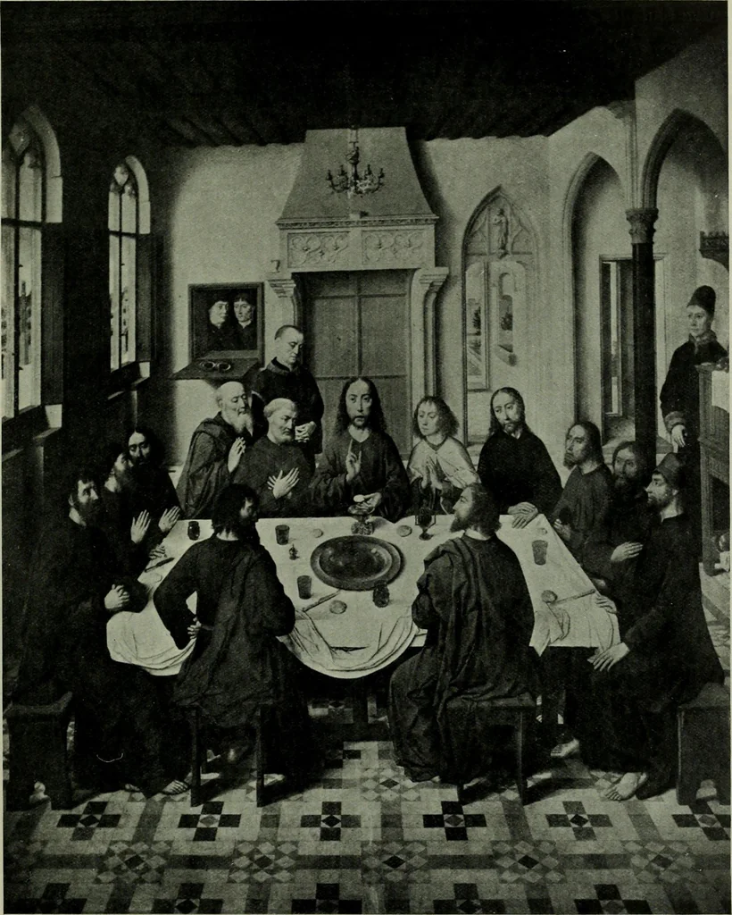An illustration from L'art religieux de la fin du moyen âge en France; étude sur l'iconographie du moyen âge et sur ses sources d'inspiration;, 1908, leaf 56