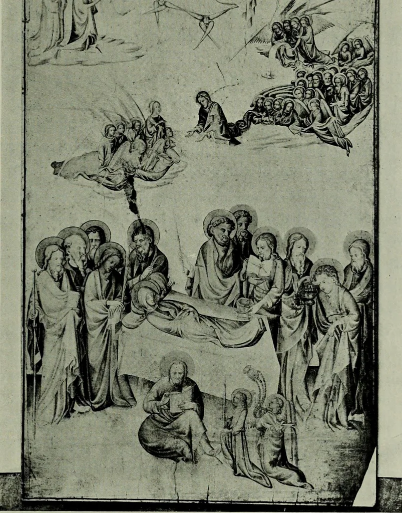 An illustration from L'art religieux de la fin du moyen âge en France; étude sur l'iconographie du moyen âge et sur ses sources d'inspiration;, 1908, leaf 80
