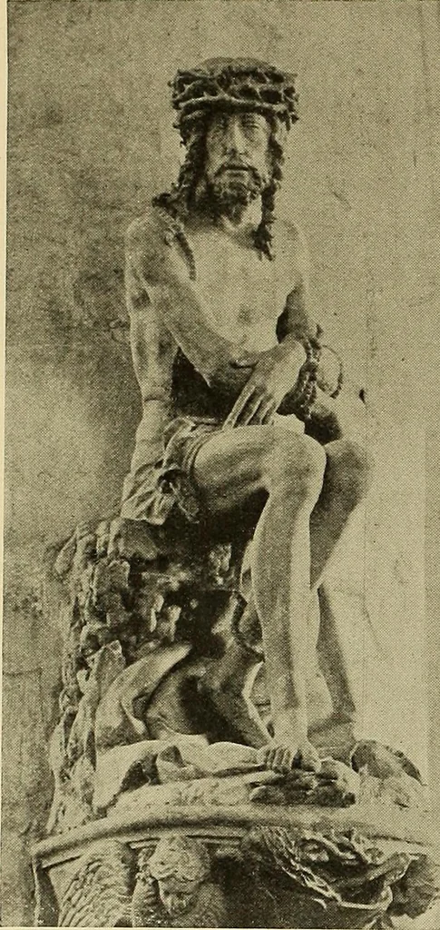 An illustration from L'art religieux de la fin du moyen âge en France; étude sur l'iconographie du moyen âge et sur ses sources d'inspiration;, 1908, leaf 109