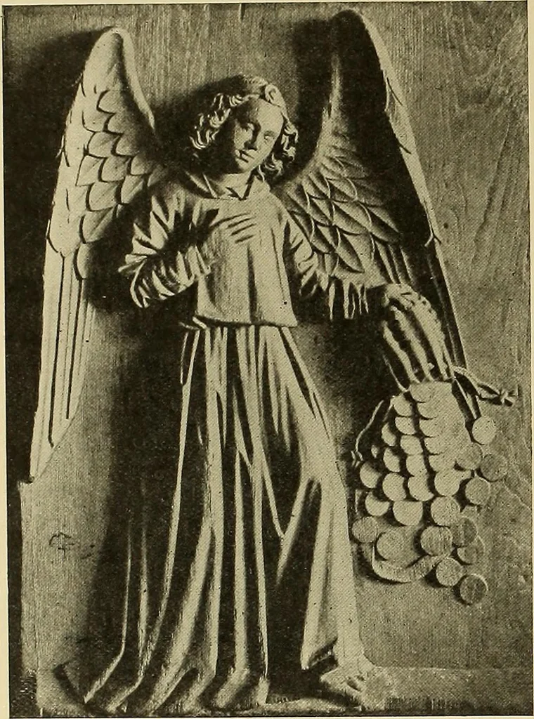 An illustration from L'art religieux de la fin du moyen âge en France; étude sur l'iconographie du moyen âge et sur ses sources d'inspiration;, 1908, leaf 117