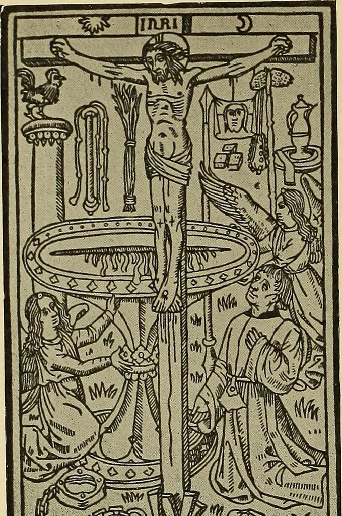 An illustration from L'art religieux de la fin du moyen âge en France; étude sur l'iconographie du moyen âge et sur ses sources d'inspiration;, 1908, leaf 119