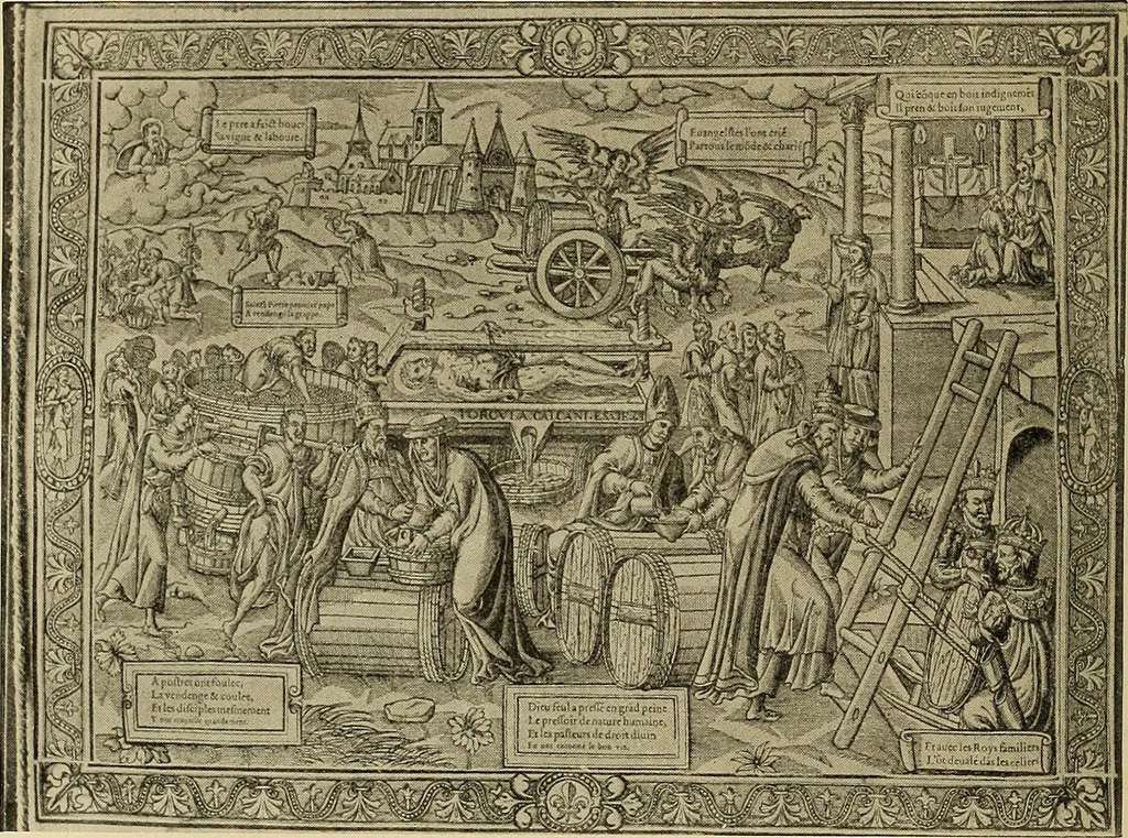 An illustration from L'art religieux de la fin du moyen âge en France; étude sur l'iconographie du moyen âge et sur ses sources d'inspiration;, 1908, leaf 133