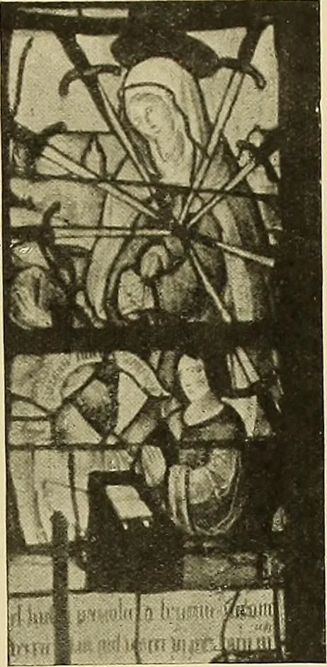An illustration from L'art religieux de la fin du moyen âge en France; étude sur l'iconographie du moyen âge et sur ses sources d'inspiration;, 1908, leaf 138