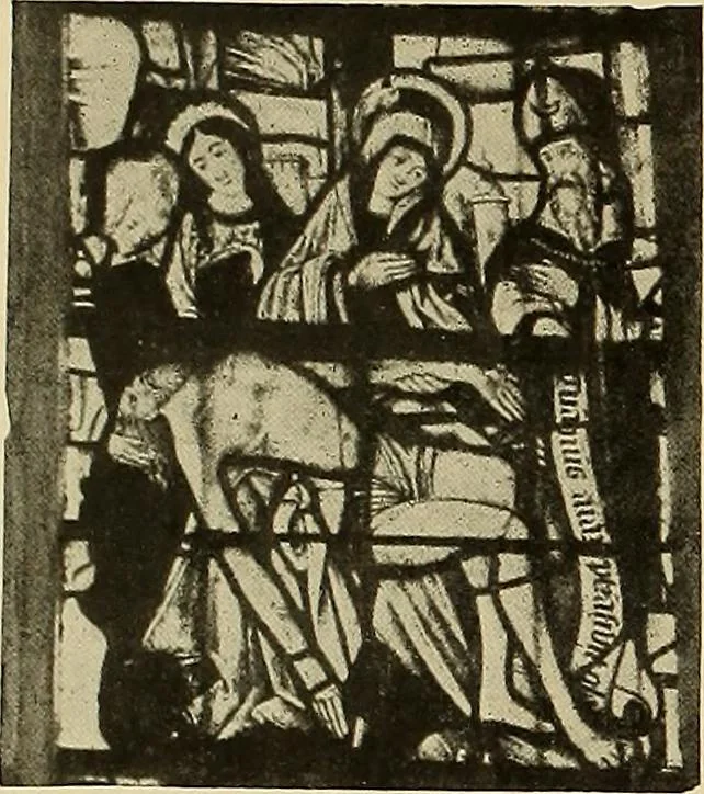 An illustration from L'art religieux de la fin du moyen âge en France; étude sur l'iconographie du moyen âge et sur ses sources d'inspiration;, 1908, leaf 139