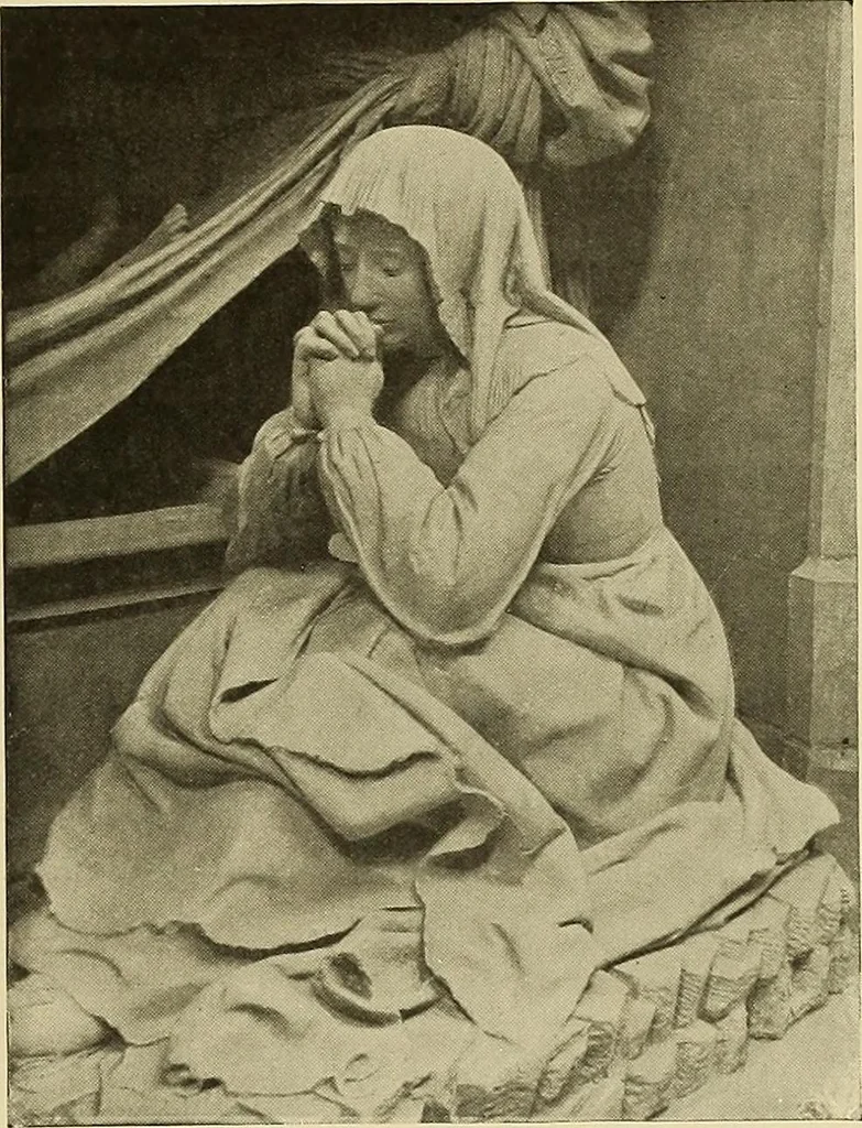 An illustration from L'art religieux de la fin du moyen âge en France; étude sur l'iconographie du moyen âge et sur ses sources d'inspiration;, 1908, leaf 152
