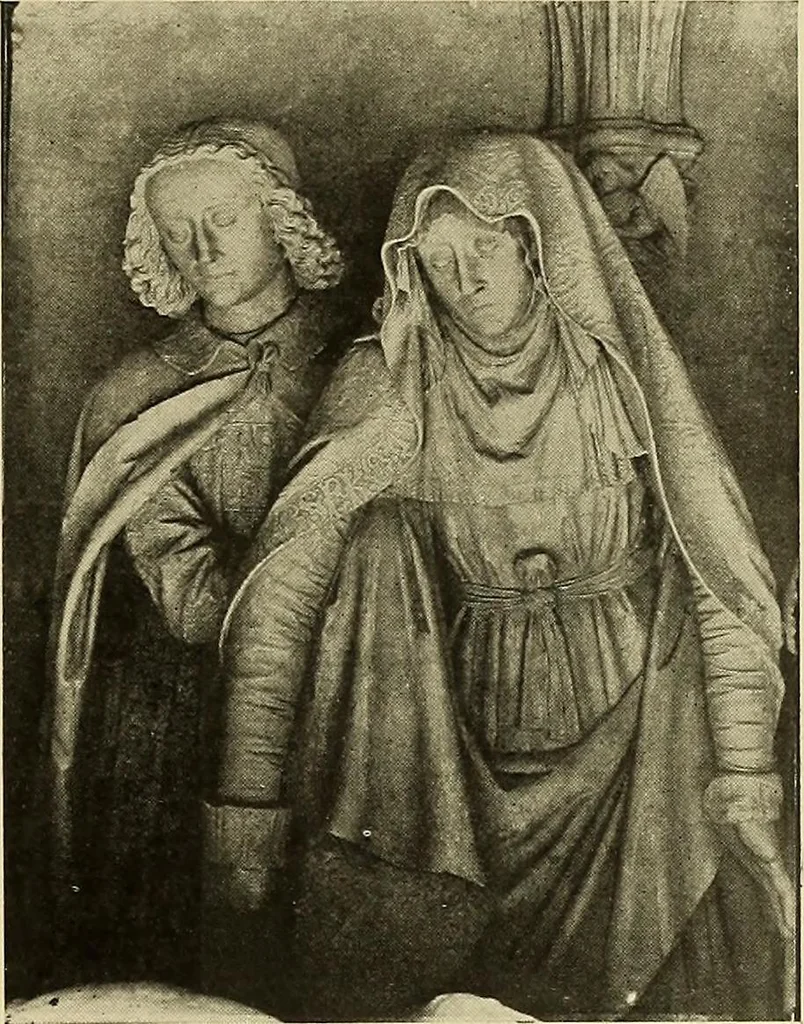 An illustration from L'art religieux de la fin du moyen âge en France; étude sur l'iconographie du moyen âge et sur ses sources d'inspiration;, 1908, leaf 156