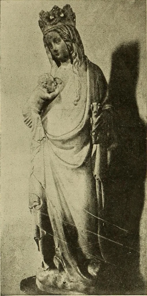 An illustration from L'art religieux de la fin du moyen âge en France; étude sur l'iconographie du moyen âge et sur ses sources d'inspiration;, 1908, leaf 167