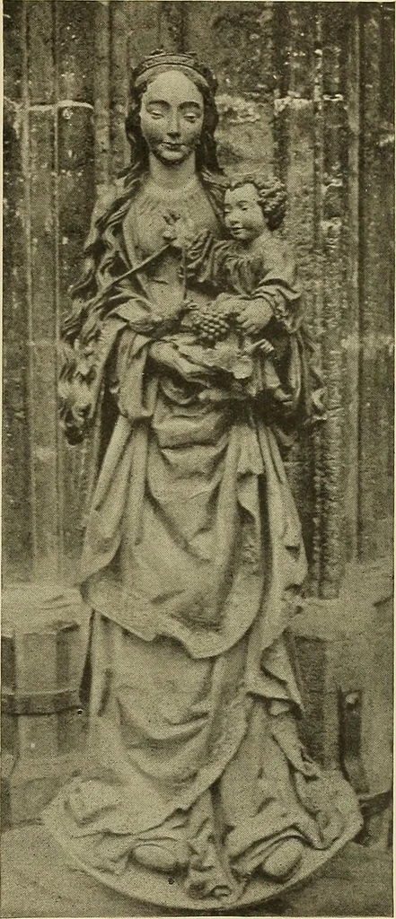 An illustration from L'art religieux de la fin du moyen âge en France; étude sur l'iconographie du moyen âge et sur ses sources d'inspiration;, 1908, leaf 168