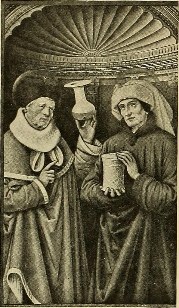 An illustration from L'art religieux de la fin du moyen âge en France; étude sur l'iconographie du moyen âge et sur ses sources d'inspiration;, 1908, leaf 177