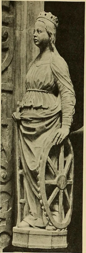 An illustration from L'art religieux de la fin du moyen âge en France; étude sur l'iconographie du moyen âge et sur ses sources d'inspiration;, 1908, leaf 181