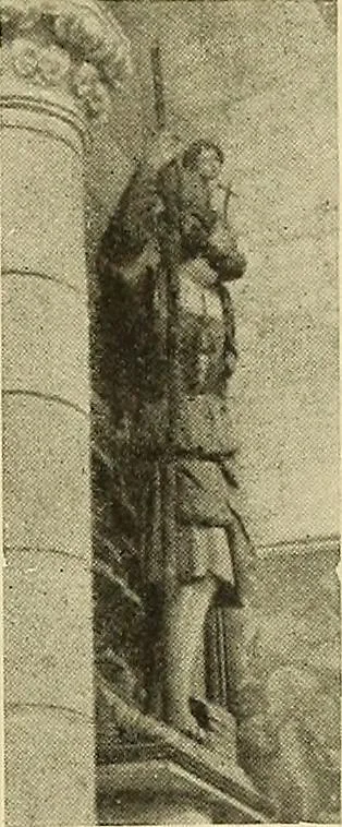 An illustration from L'art religieux de la fin du moyen âge en France; étude sur l'iconographie du moyen âge et sur ses sources d'inspiration;, 1908, leaf 200