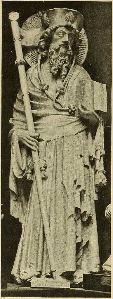 An illustration from L'art religieux de la fin du moyen âge en France; étude sur l'iconographie du moyen âge et sur ses sources d'inspiration;, 1908, leaf 201