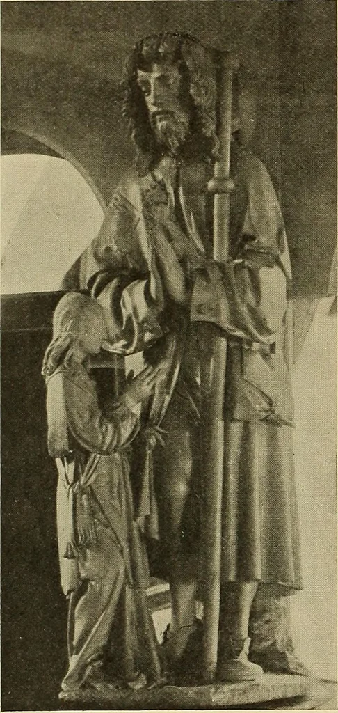 An illustration from L'art religieux de la fin du moyen âge en France; étude sur l'iconographie du moyen âge et sur ses sources d'inspiration;, 1908, leaf 217