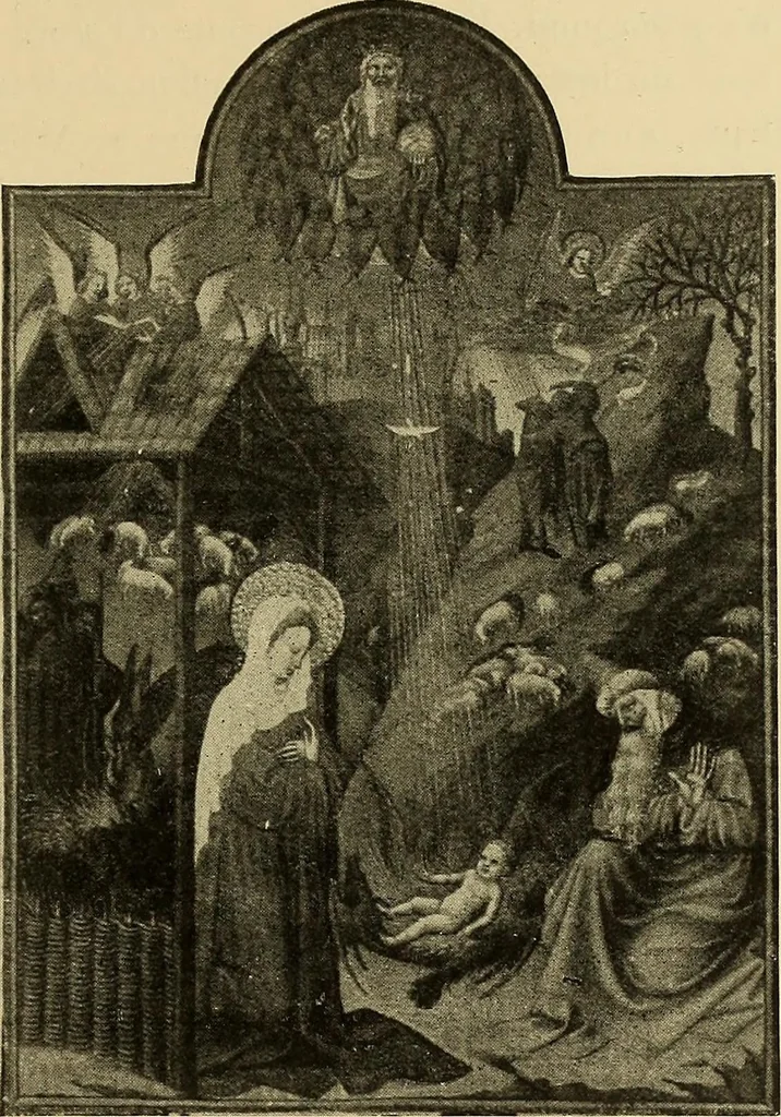 An illustration from L'art religieux de la fin du moyen âge en France; étude sur l'iconographie du moyen âge et sur ses sources d'inspiration;, 1908, leaf 22