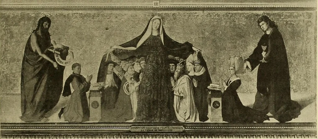 An illustration from L'art religieux de la fin du moyen âge en France; étude sur l'iconographie du moyen âge et sur ses sources d'inspiration;, 1908, leaf 224