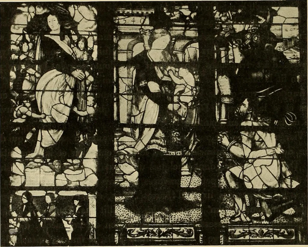 An illustration from L'art religieux de la fin du moyen âge en France; étude sur l'iconographie du moyen âge et sur ses sources d'inspiration;, 1908, leaf 227
