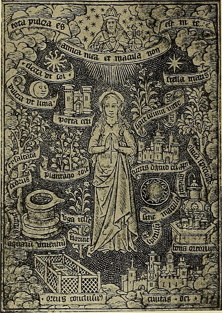 An illustration from L'art religieux de la fin du moyen âge en France; étude sur l'iconographie du moyen âge et sur ses sources d'inspiration;, 1908, leaf 237