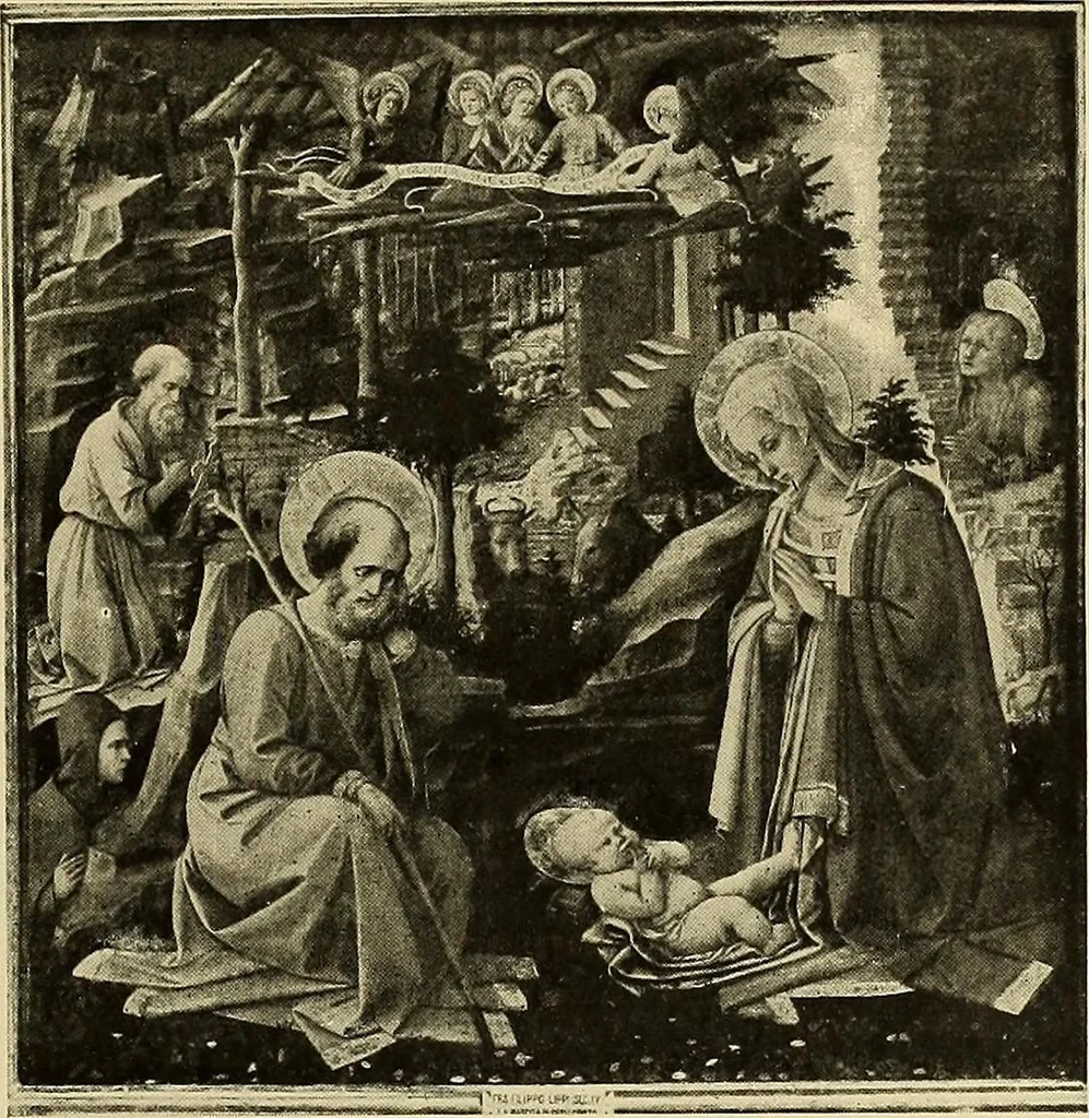 An illustration from L'art religieux de la fin du moyen âge en France; étude sur l'iconographie du moyen âge et sur ses sources d'inspiration;, 1908, leaf 24