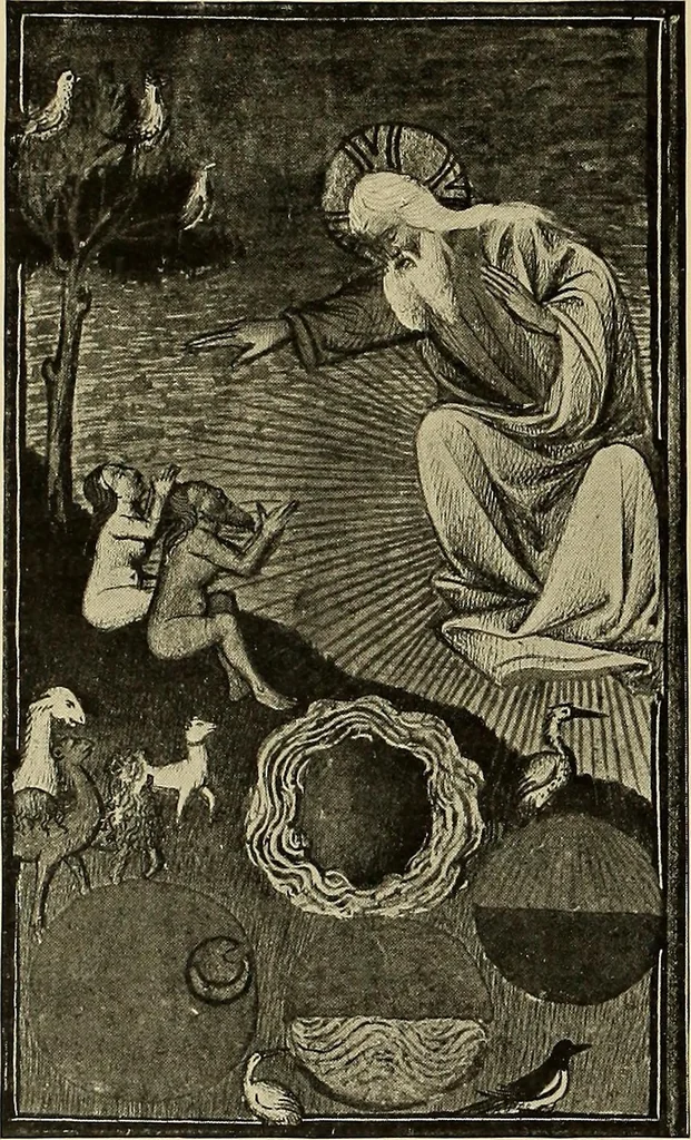 An illustration from L'art religieux de la fin du moyen âge en France; étude sur l'iconographie du moyen âge et sur ses sources d'inspiration;, 1908, leaf 255