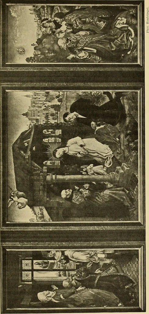 An illustration from L'art religieux de la fin du moyen âge en France; étude sur l'iconographie du moyen âge et sur ses sources d'inspiration;, 1908, leaf 26