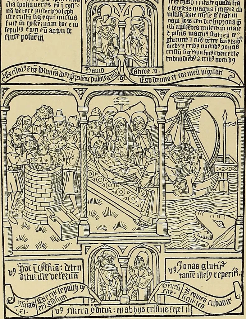 An illustration from L'art religieux de la fin du moyen âge en France; étude sur l'iconographie du moyen âge et sur ses sources d'inspiration;, 1908, leaf 269