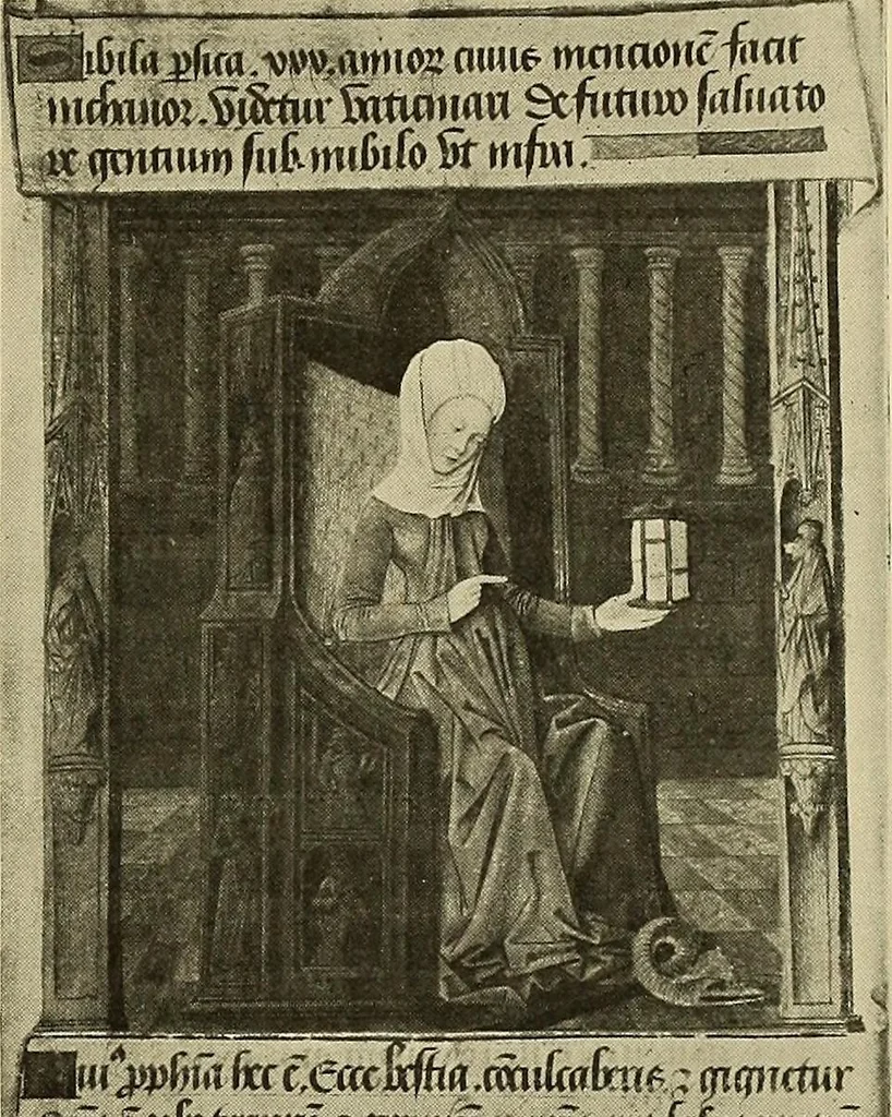 An illustration from L'art religieux de la fin du moyen âge en France; étude sur l'iconographie du moyen âge et sur ses sources d'inspiration;, 1908, leaf 300