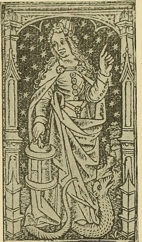 An illustration from L'art religieux de la fin du moyen âge en France; étude sur l'iconographie du moyen âge et sur ses sources d'inspiration;, 1908, leaf 304