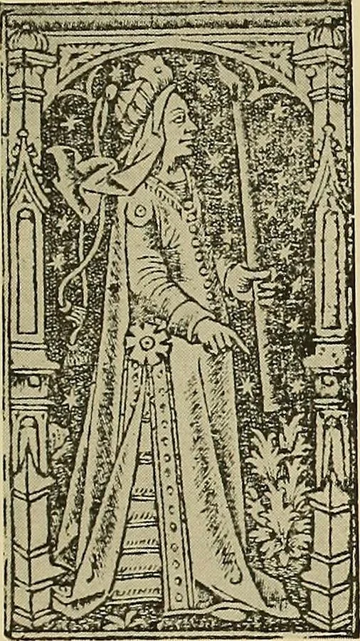 An illustration from L'art religieux de la fin du moyen âge en France; étude sur l'iconographie du moyen âge et sur ses sources d'inspiration;, 1908, leaf 304