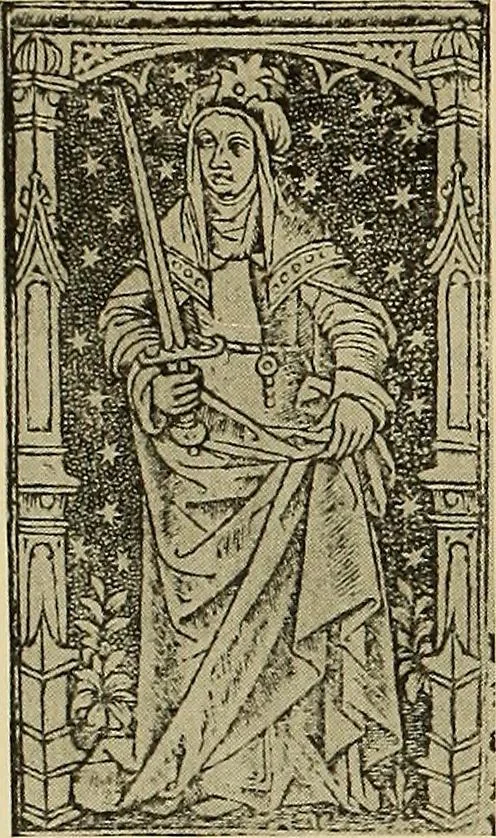 An illustration from L'art religieux de la fin du moyen âge en France; étude sur l'iconographie du moyen âge et sur ses sources d'inspiration;, 1908, leaf 307
