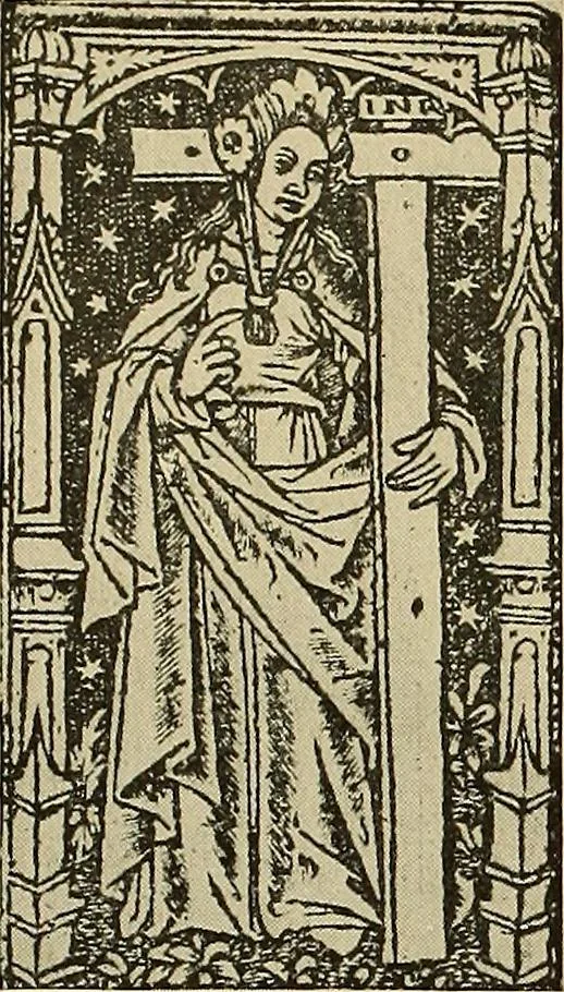 An illustration from L'art religieux de la fin du moyen âge en France; étude sur l'iconographie du moyen âge et sur ses sources d'inspiration;, 1908, leaf 309