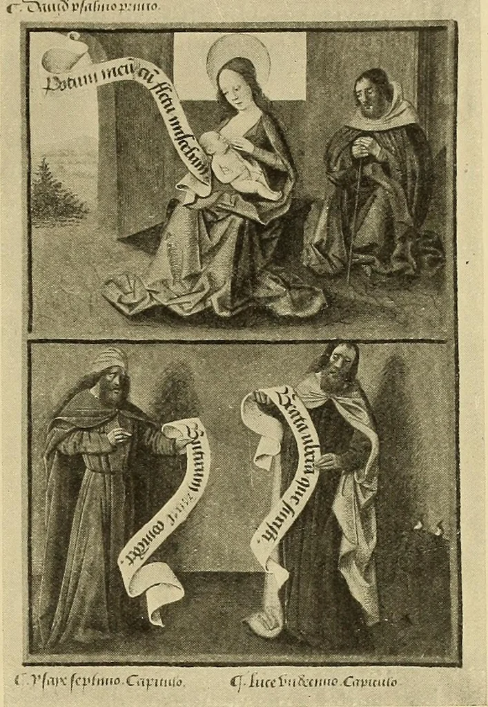 An illustration from L'art religieux de la fin du moyen âge en France; étude sur l'iconographie du moyen âge et sur ses sources d'inspiration;, 1908, leaf 312