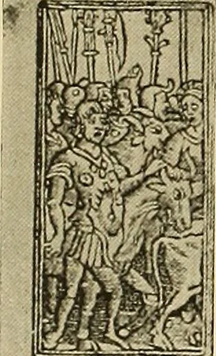An illustration from L'art religieux de la fin du moyen âge en France; étude sur l'iconographie du moyen âge et sur ses sources d'inspiration;, 1908, leaf 315