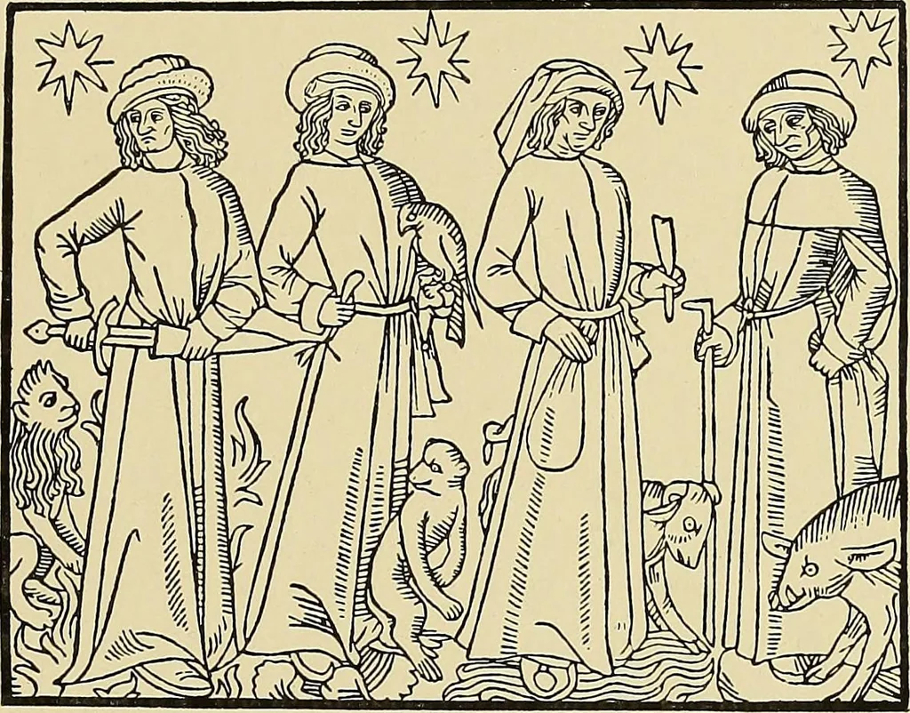 An illustration from L'art religieux de la fin du moyen âge en France; étude sur l'iconographie du moyen âge et sur ses sources d'inspiration;, 1908, leaf 336