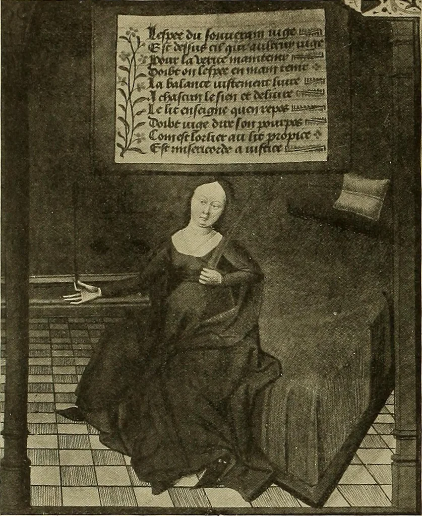 An illustration from L'art religieux de la fin du moyen âge en France; étude sur l'iconographie du moyen âge et sur ses sources d'inspiration;, 1908, leaf 353