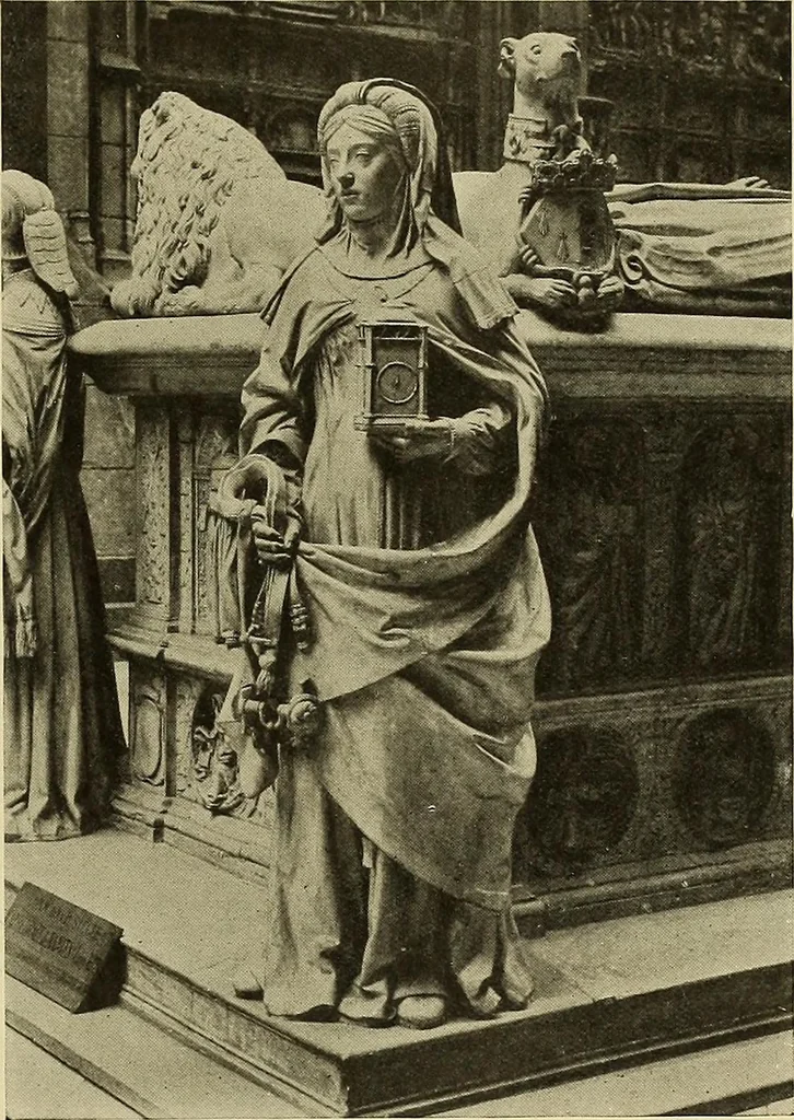 An illustration from L'art religieux de la fin du moyen âge en France; étude sur l'iconographie du moyen âge et sur ses sources d'inspiration;, 1908, leaf 364