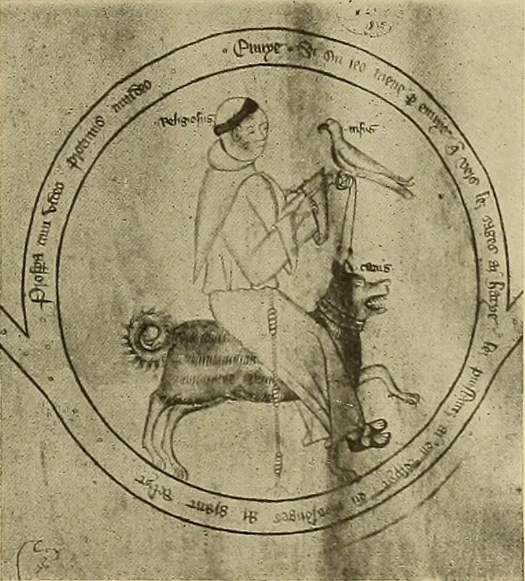 An illustration from L'art religieux de la fin du moyen âge en France; étude sur l'iconographie du moyen âge et sur ses sources d'inspiration;, 1908, leaf 372