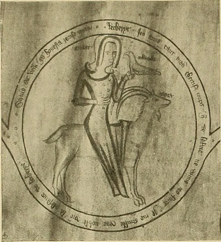 An illustration from L'art religieux de la fin du moyen âge en France; étude sur l'iconographie du moyen âge et sur ses sources d'inspiration;, 1908, leaf 375