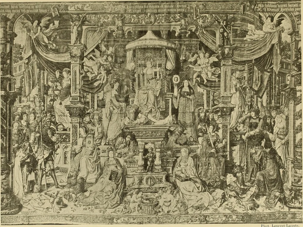 An illustration from L'art religieux de la fin du moyen âge en France; étude sur l'iconographie du moyen âge et sur ses sources d'inspiration;, 1908, leaf 388